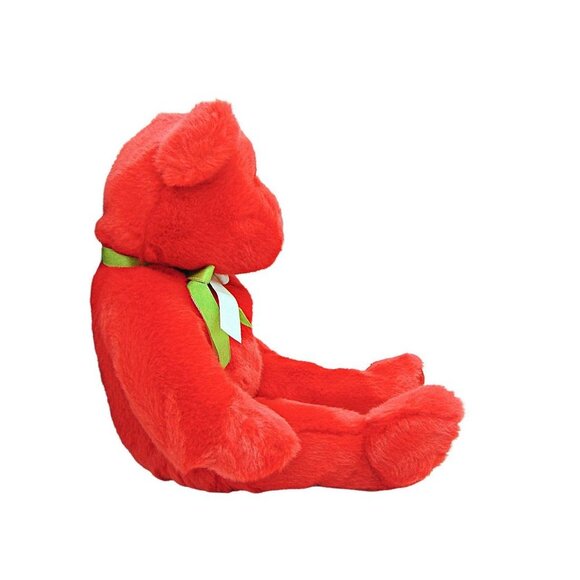 Ty Original Beanie Buddy "Osito" The Red Bear Plush With Mexican Flag Large 14" - Picture 4 of 9